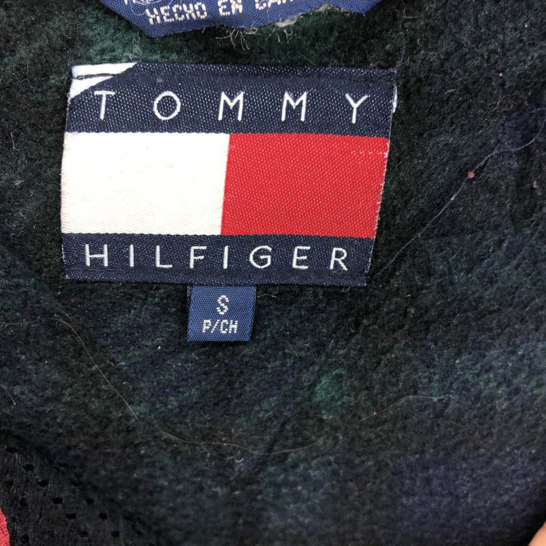 90'S Tommy Hilfiger Check Pattern Fleece Jacket Men's M Vintage / eaa389928