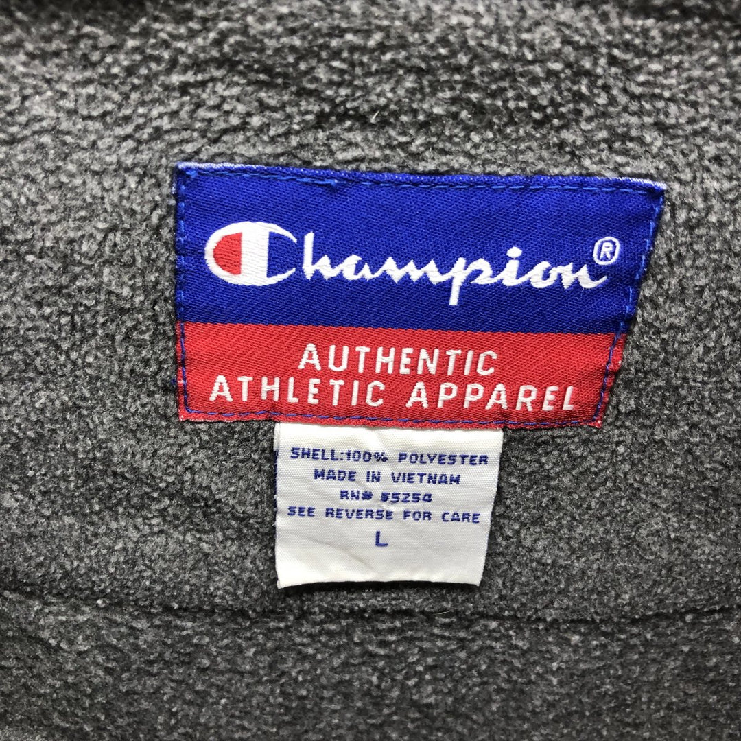 Champion Authentic Athletic Apparel Half Zip Fleece Pullover Hoodie Men's L size / eaa389969