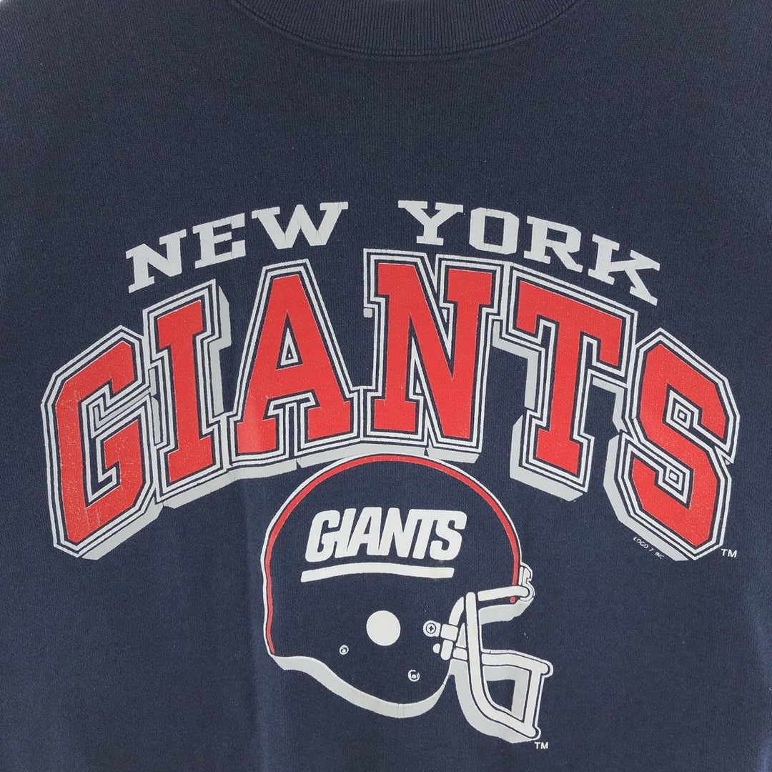 80'S LOGO7 NFL NEW YORK GIANTS New York Giants Printed Sweatshirt Trainer Men's XL Vintage /eaa390034