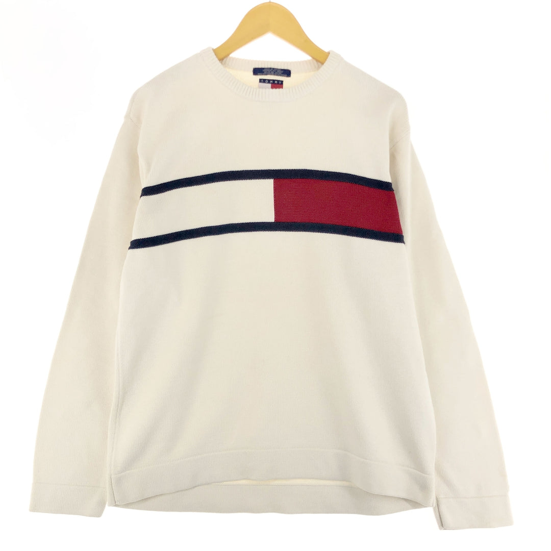 90s~ Tommy Hilfiger Cotton Knit Sweater Men's Size L Vintage / eaa390066