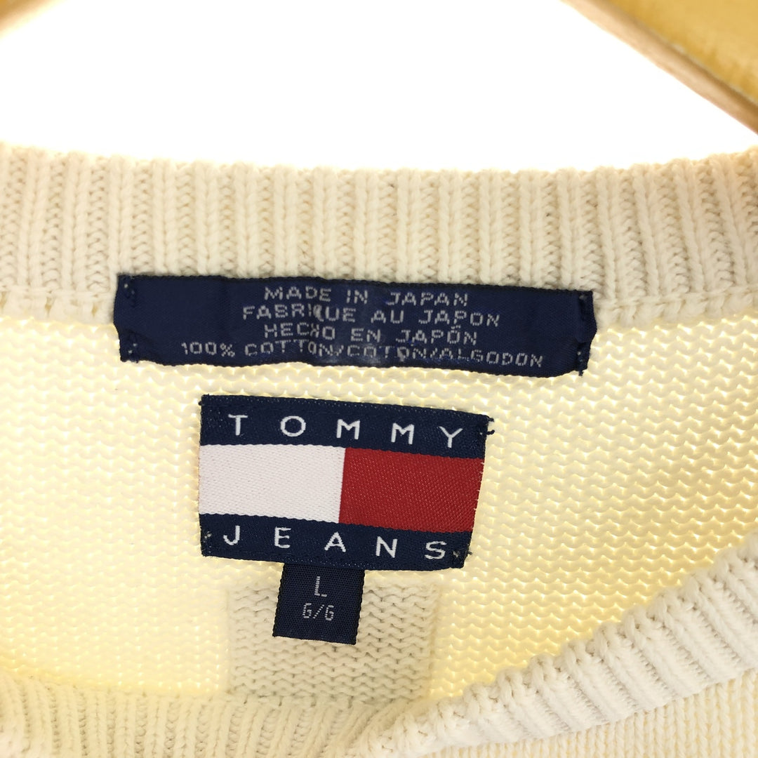 90s~ Tommy Hilfiger Cotton Knit Sweater Men's Size L Vintage / eaa390066