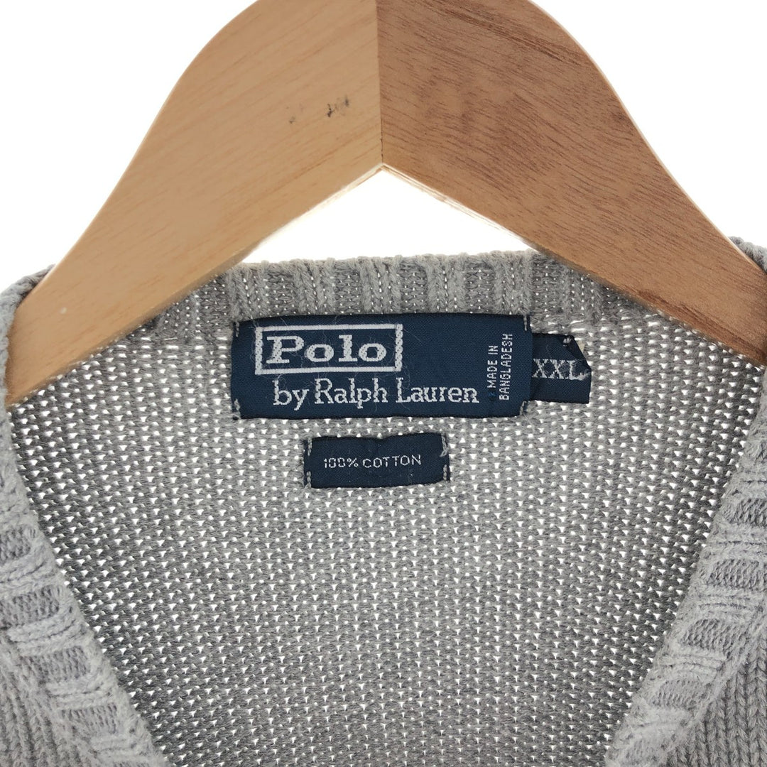 POLO by Ralph Lauren Cotton Knit Sweater Men's XXL /eaa390106