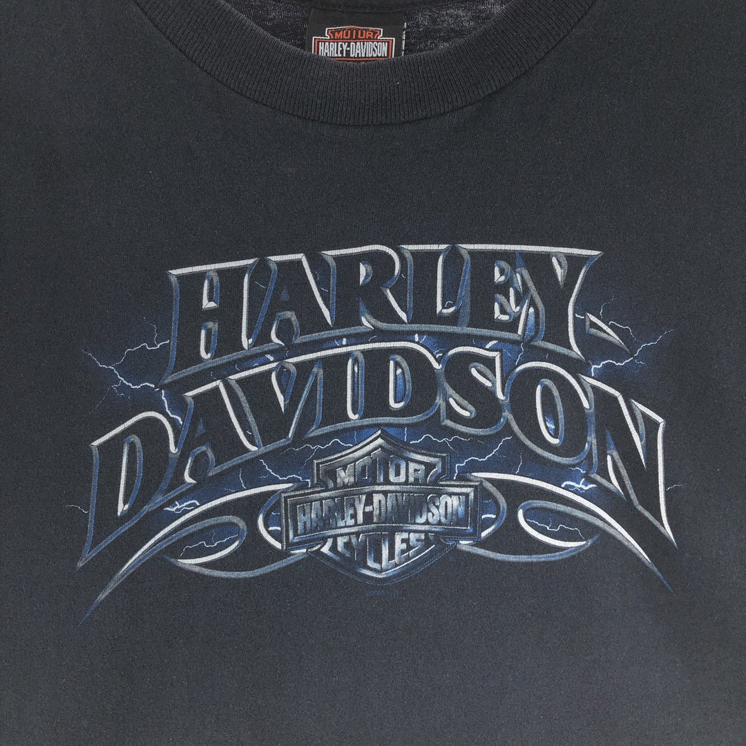 00'S Harley-Davidson Motorcycle Bike T-shirt Made in USA Men's XL /eaa390125