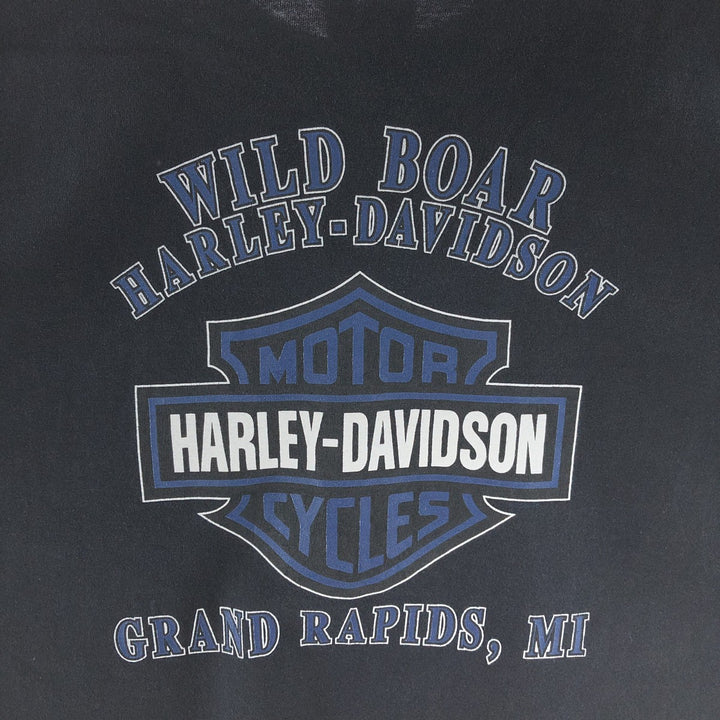 00'S Harley-Davidson Motorcycle Bike T-shirt Made in USA Men's XL /eaa390125