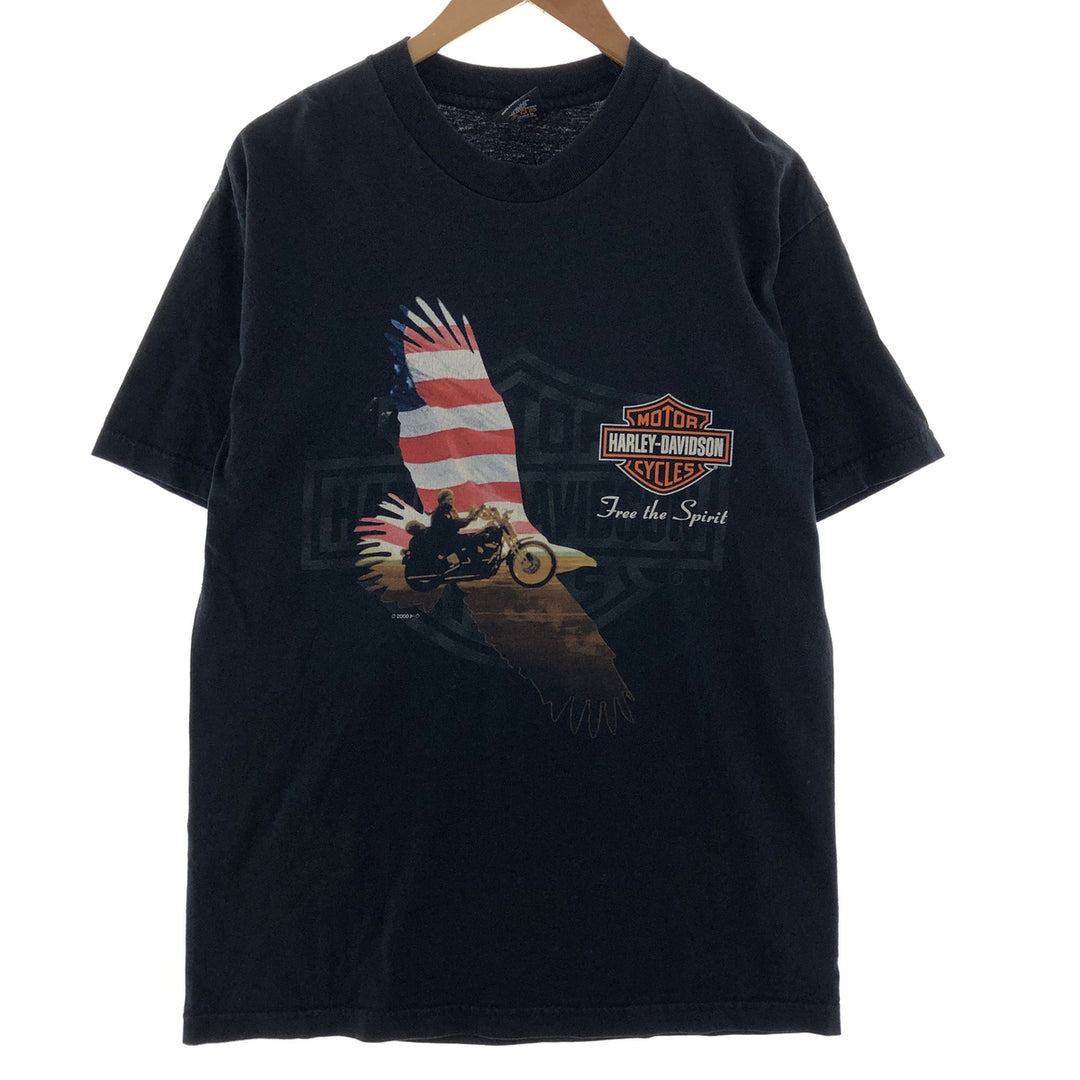 00'S Harley-Davidson Motorcycle Bike T-shirt Men's L /eaa390126