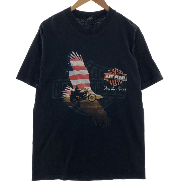 00'S Harley-Davidson Motorcycle Bike T-shirt Men's L /eaa390126