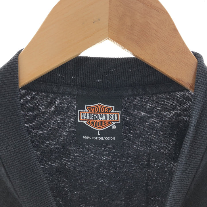 00'S Harley-Davidson Motorcycle Bike T-shirt Men's L /eaa390126