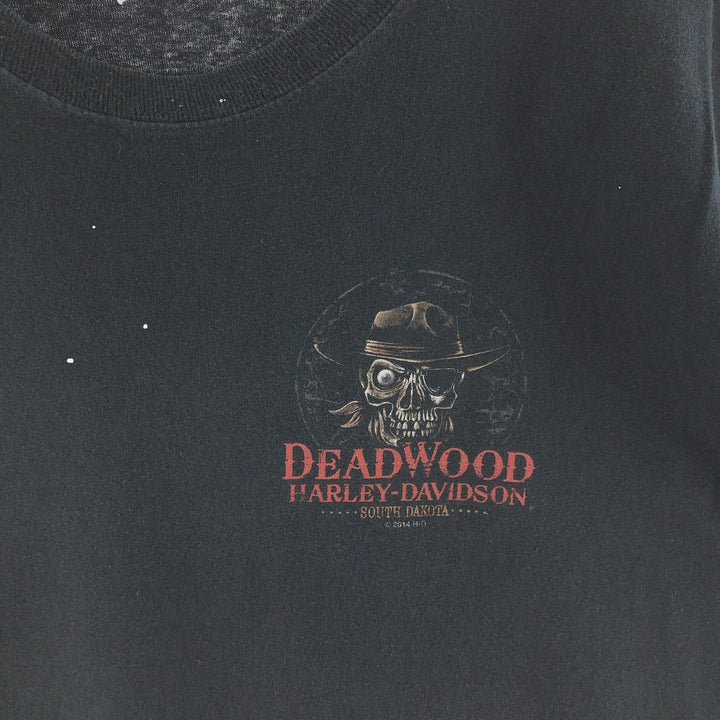 Harley-Davidson Back Print Motorcycle Bike T-Shirt Men's L /eaa390129