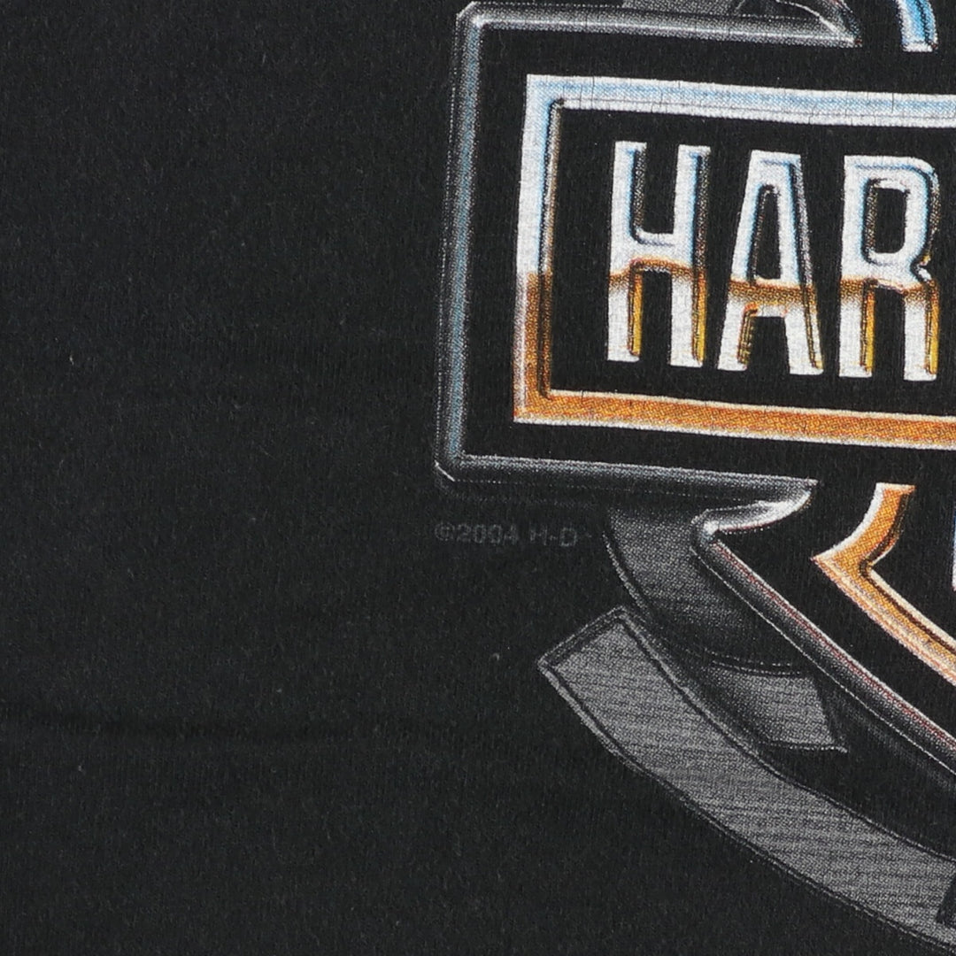 00'S Harley-Davidson Motorcycle Bike T-shirt Made in USA Men's XL /eaa390137