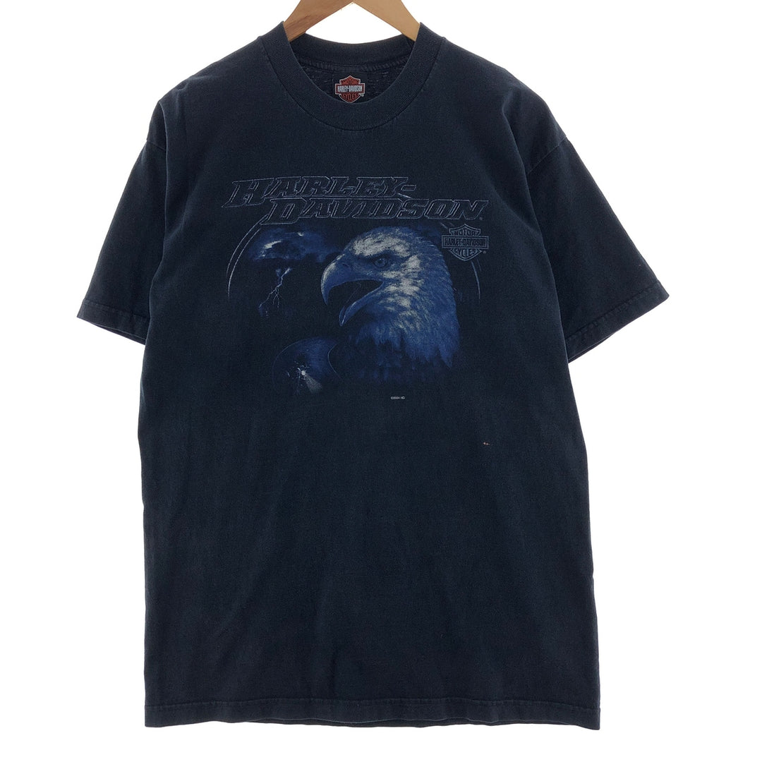 00'S Harley-Davidson Motorcycle Bike T-shirt Made in USA Men's L /eaa390138