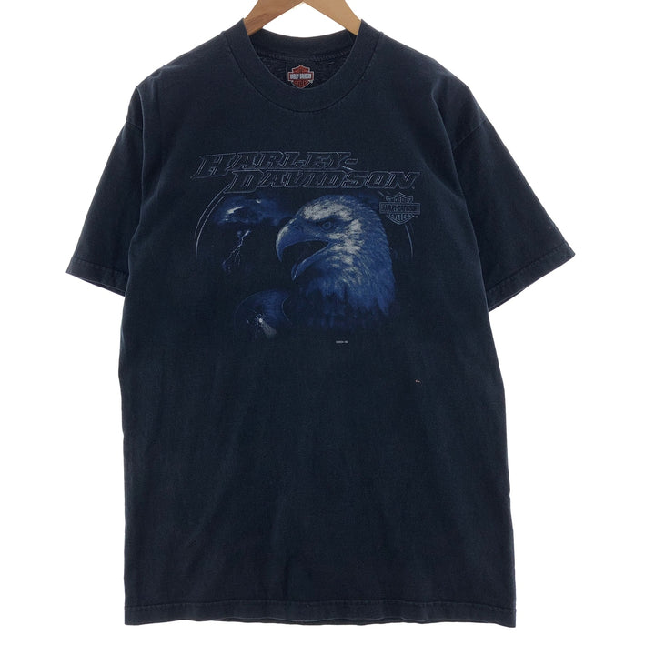 00'S Harley-Davidson Motorcycle Bike T-shirt Made in USA Men's L /eaa390138