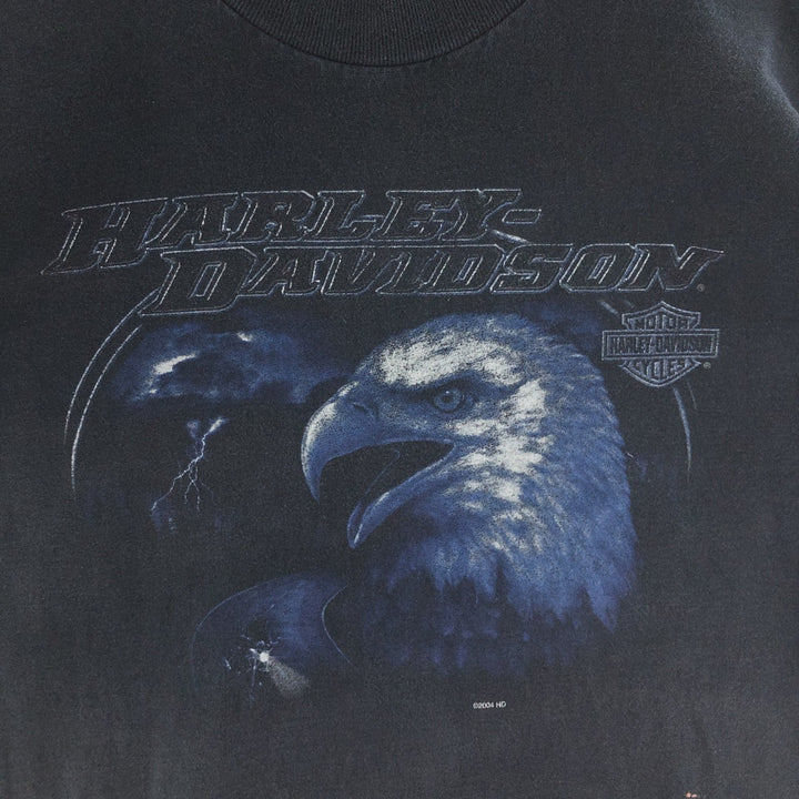 00'S Harley-Davidson Motorcycle Bike T-shirt Made in USA Men's L /eaa390138