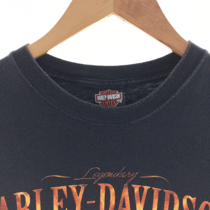 00'S Harley-Davidson HANES Motorcycle Bike T-shirt Made in USA Men's XL /eaa390141