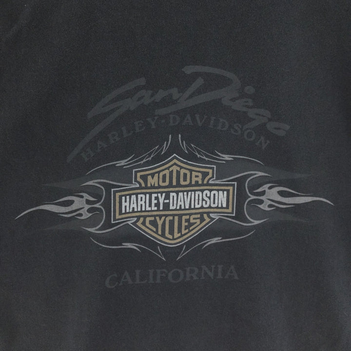 00'S Harley-Davidson HANES Motorcycle Bike T-shirt Made in USA Men's XL /eaa390155