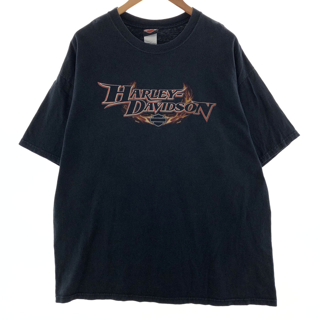 00'S Harley-Davidson HANES Motorcycle Bike T-shirt Made in USA Men's XXL /eaa390156