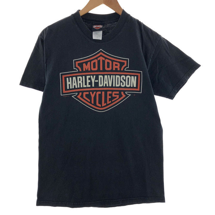 00'S Harley-Davidson HANES Motorcycle Bike T-shirt Made in USA Men's M /eaa390169