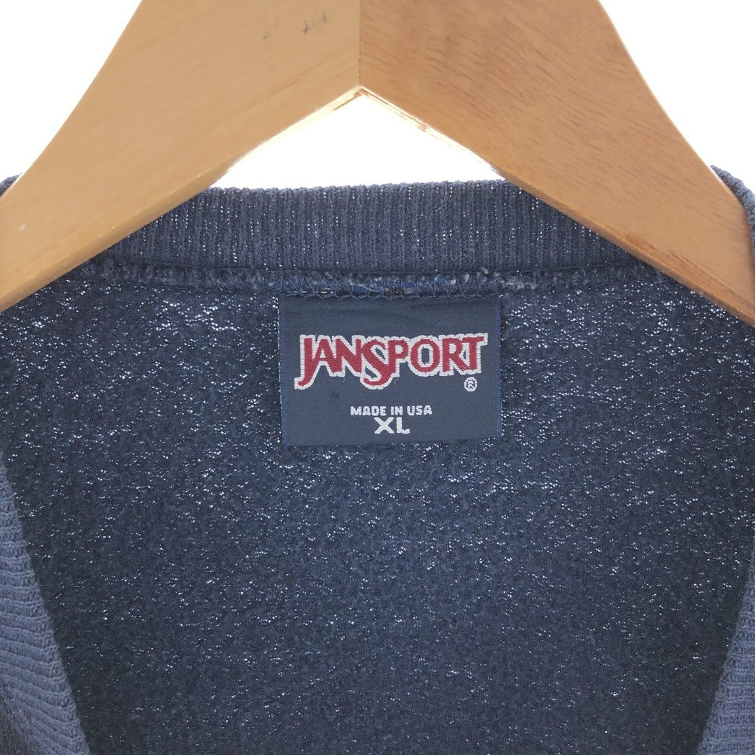 90'S Jansport College Sweatshirt, Made in USA, Men's XL, Vintage /eaa390182