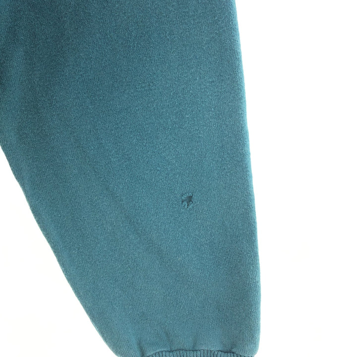 80s-90'S LLBean High Neck Long T-Shirt, Made in USA, Men's XL, Vintage cotton green type Vintage Second Hand