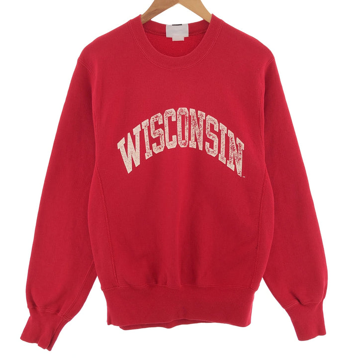 90'S Lee University of Wisconsin Reverse Weave College Sweatshirt, Made in USA, Men's M, Vintage /eaa390281