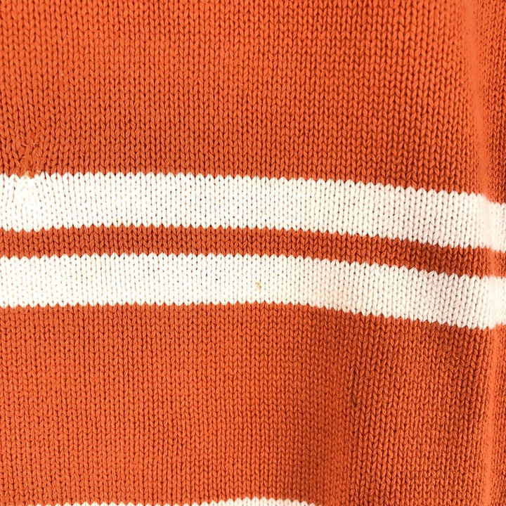 90'S ~ Tommy Hilfiger TOMMY HILFIGER Striped Pattern Cotton Knit Sweater Men's XL Size Vintage / eaa390309