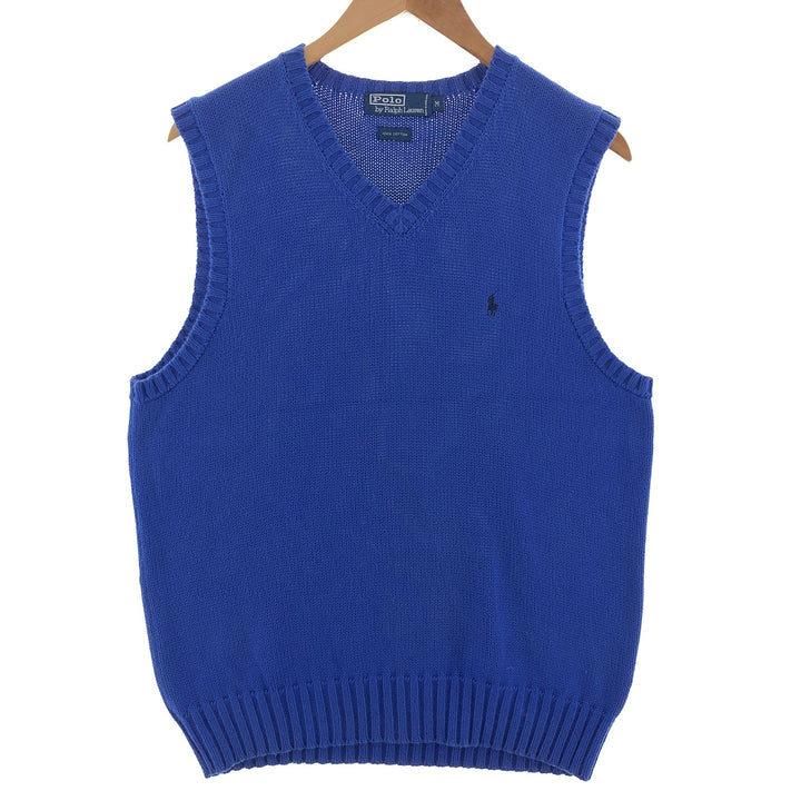 Ralph Lauren POLO by Ralph Lauren V-neck cotton knit vest Men's M /eaa390315