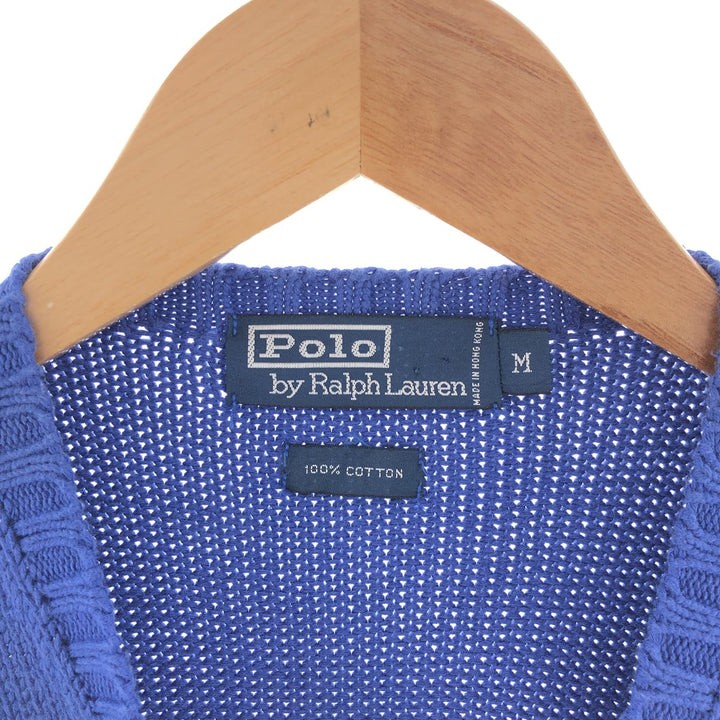 Ralph Lauren POLO by Ralph Lauren V-neck cotton knit vest Men's M /eaa390315