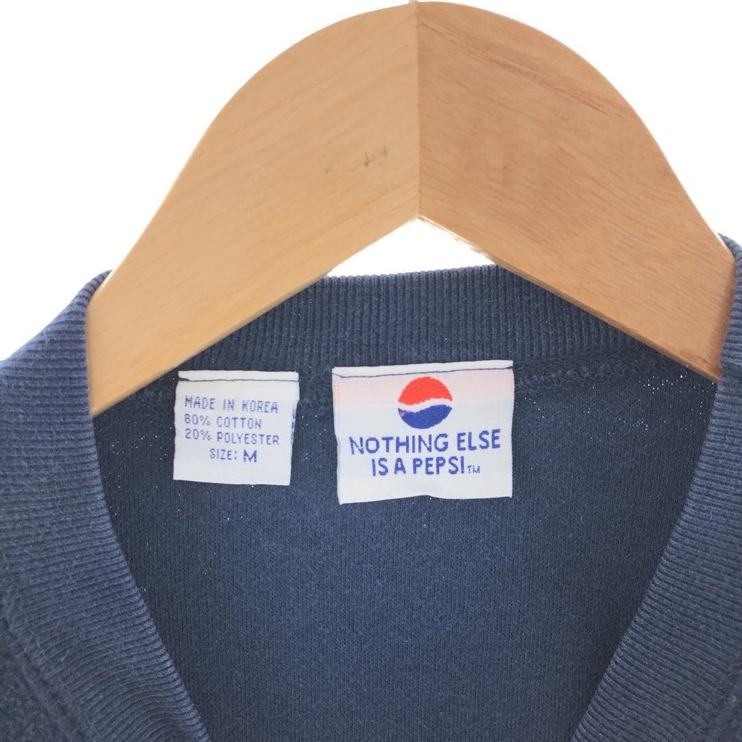 90'S NOTHING ELSE IS A PEPSI Pepsi Brushed Surface Advertising Sweatshirt Trainer Men's M Vintage /eaa390328