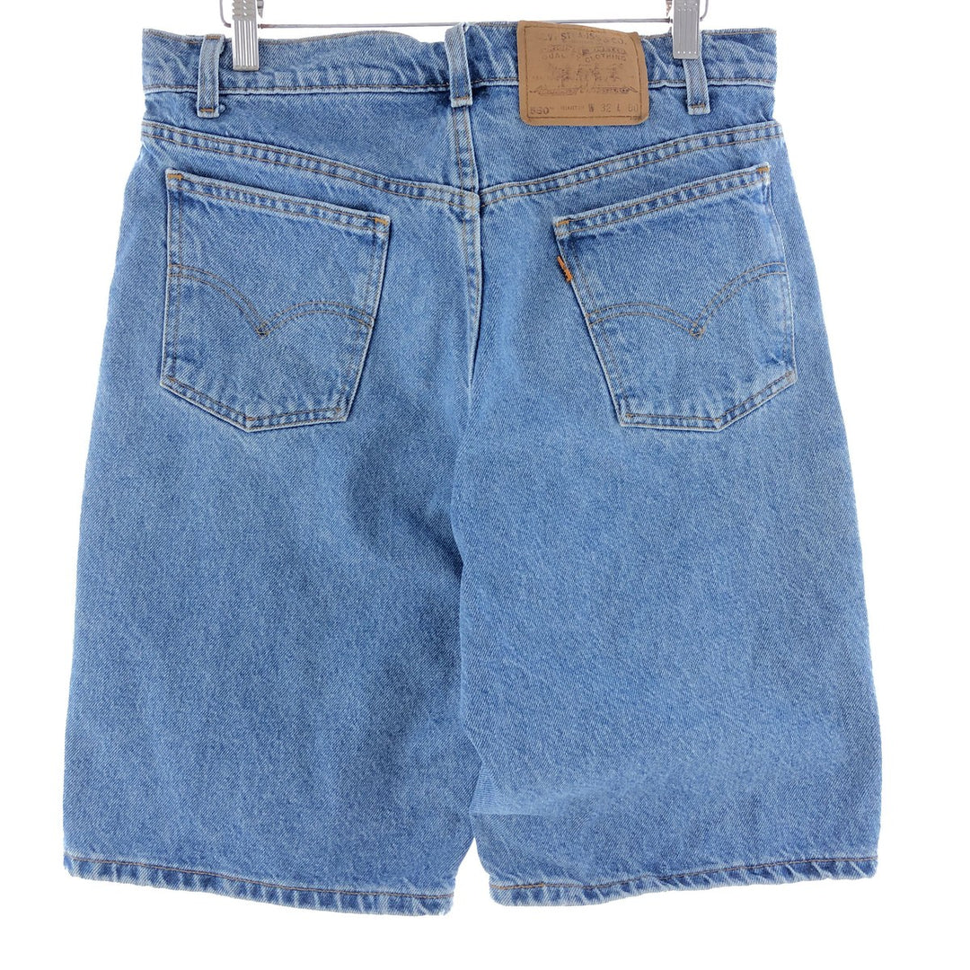 90'S Levi's 550 Relaxed Fit Denim Shorts, Half Pants, Men's, W32, Vintage / eaa390350