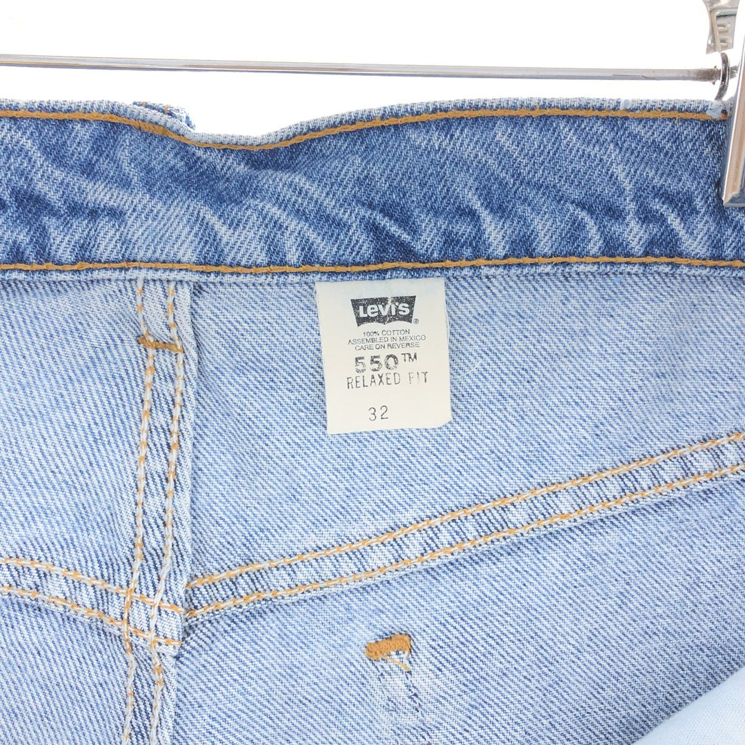 90'S Levi's 550 Relaxed Fit Denim Shorts, Half Pants, Men's, W32, Vintage / eaa390350