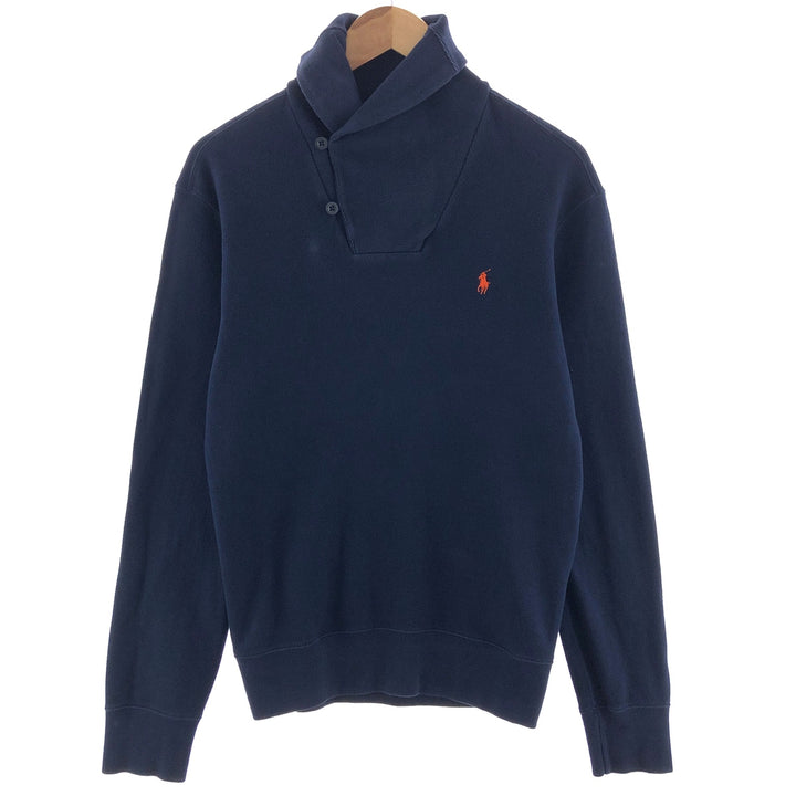 POLO by Ralph Lauren shawl collar one-point logo sweatshirt, trainer, men's M size / eaa390367