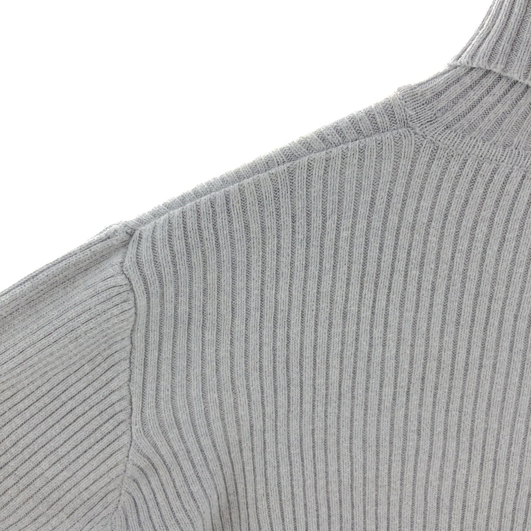 00'S Ralph Lauren ribbed turtleneck cotton knit sweater for women, size XL / eaa390377