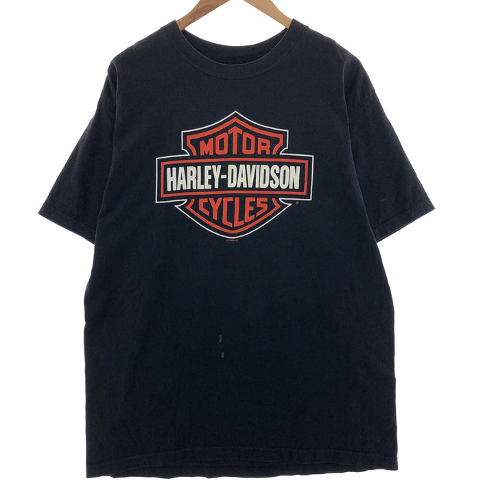 00'S Harley-Davidson Motorcycle Bike T-shirt Made in USA Men's XL /eaa390384