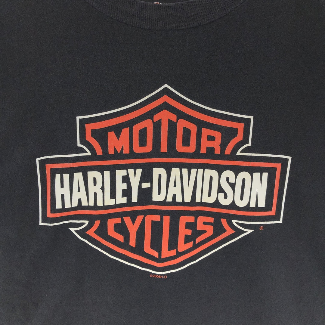 00'S Harley-Davidson Motorcycle Bike T-shirt Made in USA Men's XL /eaa390384