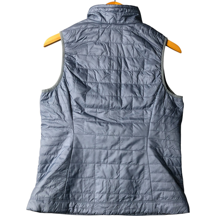 Patagonia Nano Puff Vest (84246SP14), padded quilted vest, women's size S polyester Blue type light blue Vintage Second Hand
