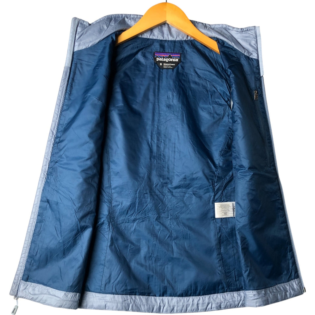 Patagonia Nano Puff Vest (84246SP14), padded quilted vest, women's size S polyester Blue type light blue Vintage Second Hand
