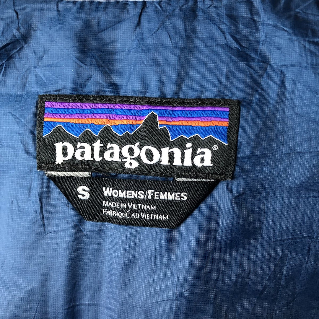 Patagonia Nano Puff Vest (84246SP14), padded quilted vest, women's size S polyester Blue type light blue Vintage Second Hand