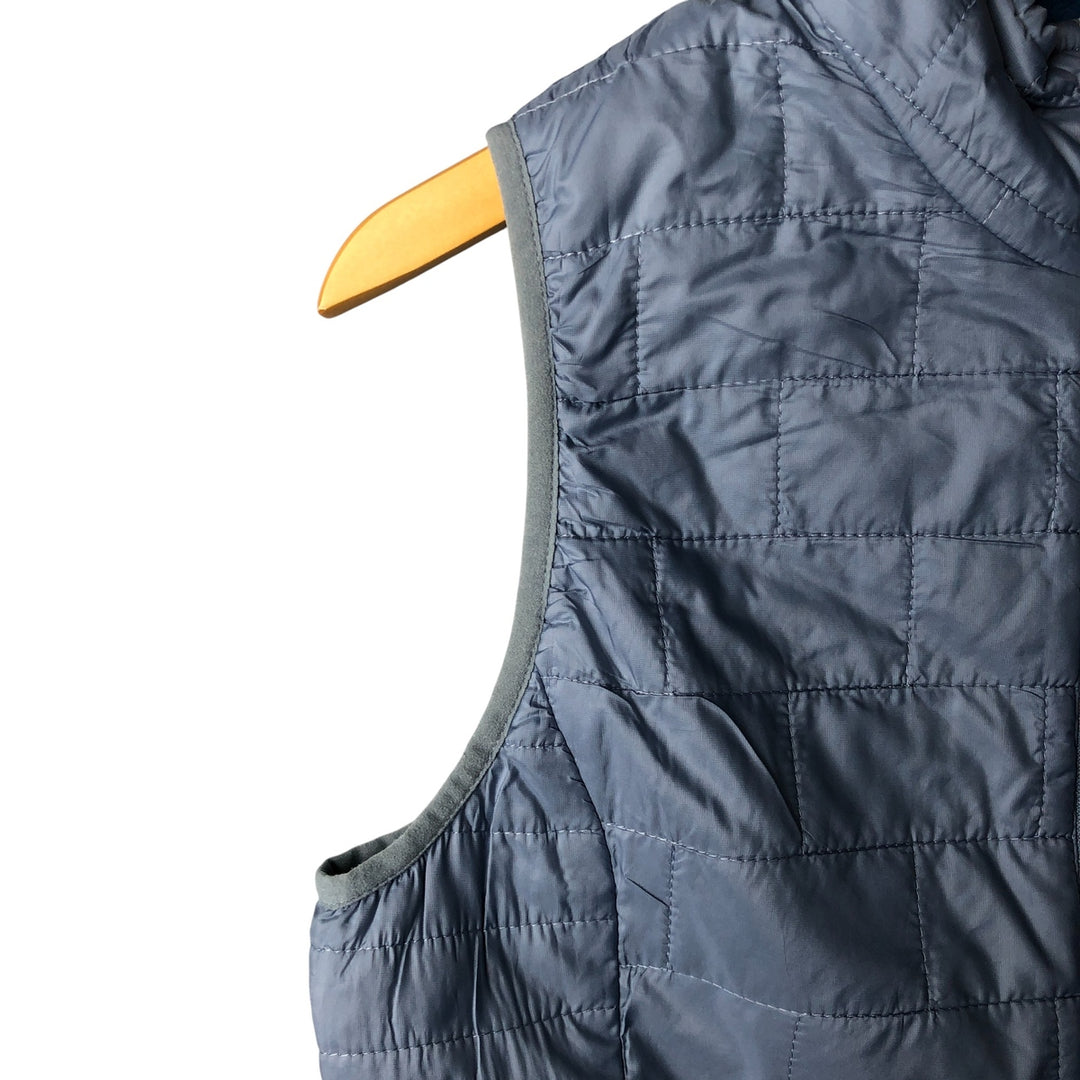 Patagonia Nano Puff Vest (84246SP14), padded quilted vest, women's size S polyester Blue type light blue Vintage Second Hand