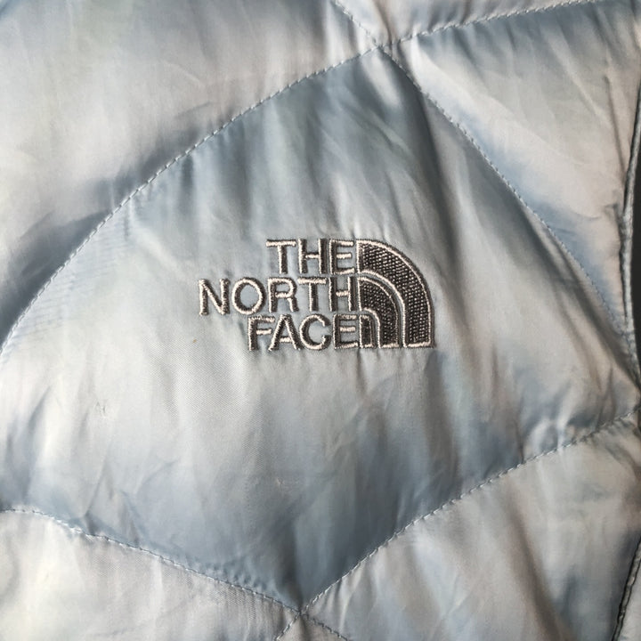 The North Face Goose Down Vest, Women's, Size M Nylon Blue type light blue Vintage Second Hand