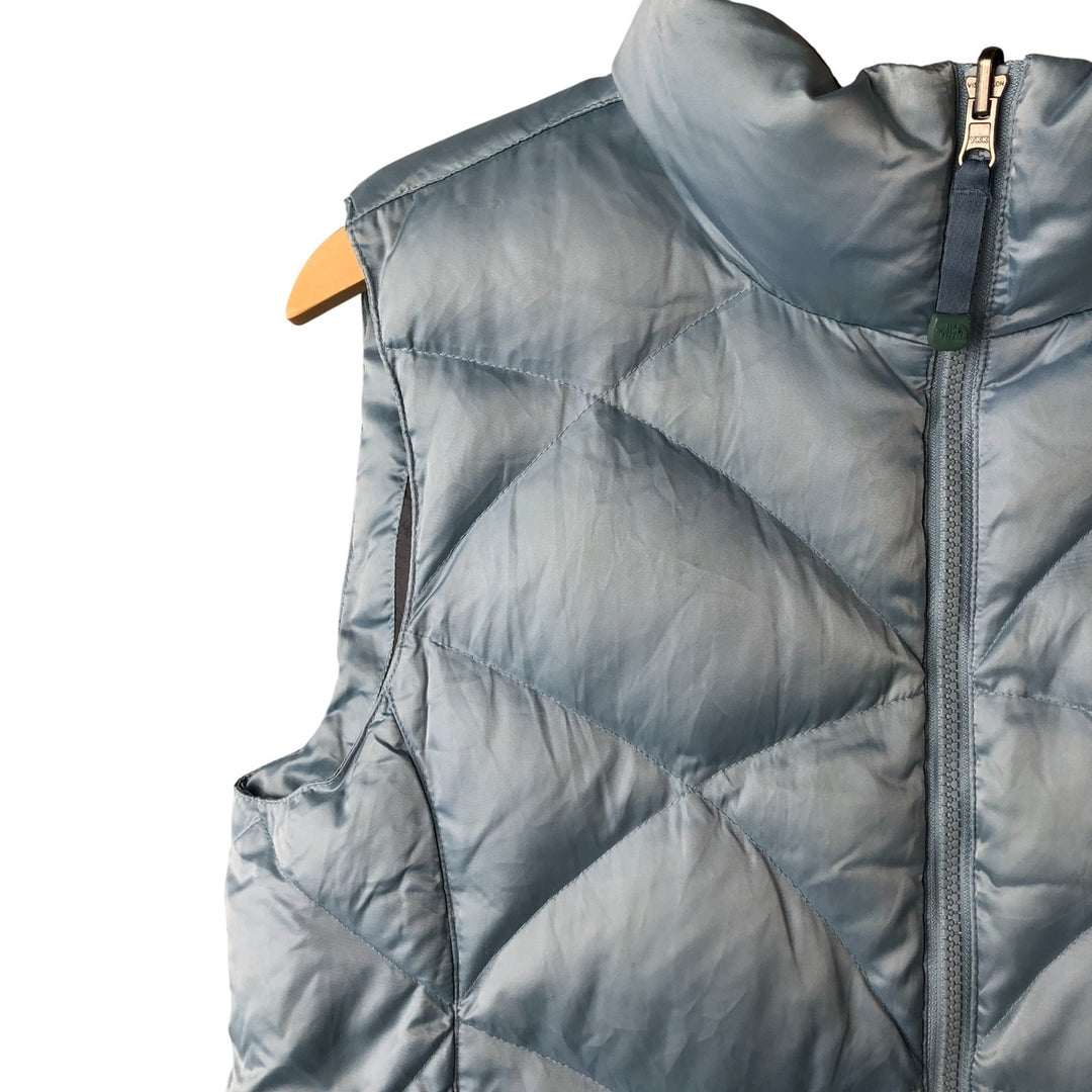 The North Face Goose Down Vest, Women's, Size M Nylon Blue type light blue Vintage Second Hand