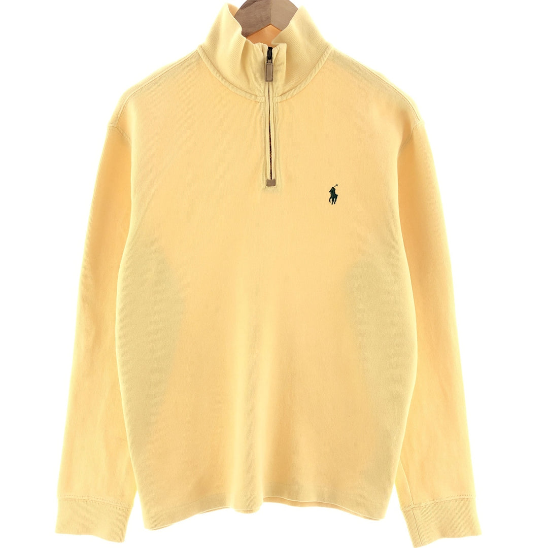 Ralph Lauren POLO RALPH LAUREN Cotton knit half zip sweater Men's M /eaa390578