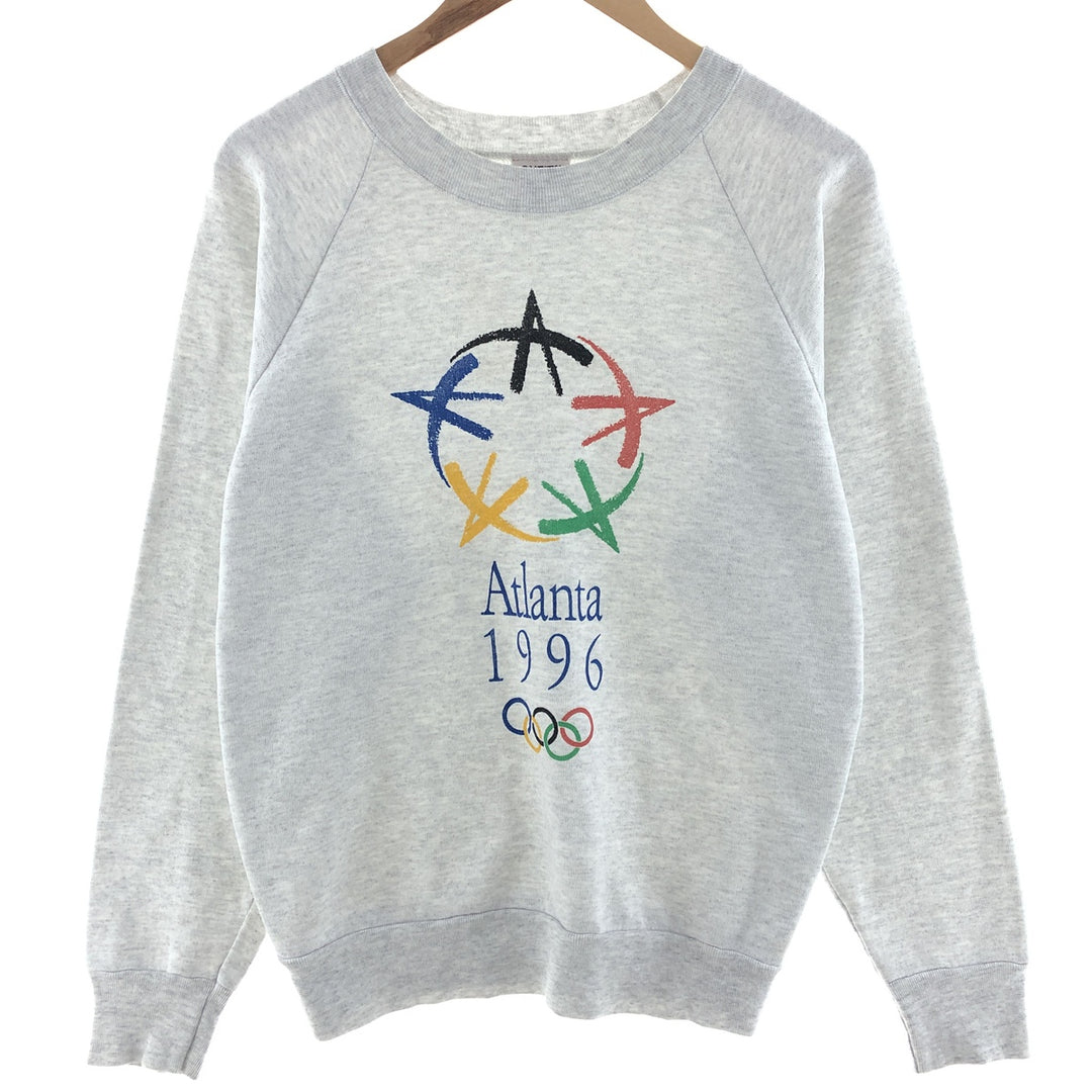 90'S ONEITA Atlanta Olympics 1996 Printed Sweatshirt Trainer Made in USA Men's L Vintage /eaa390581