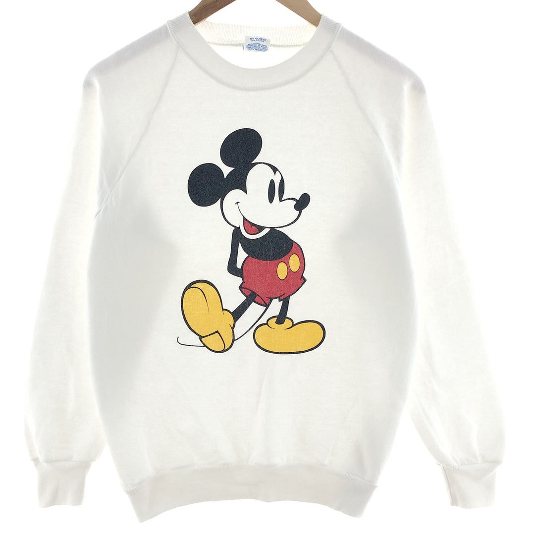 80'S Disney MICKEY MOUSE Mickey Mouse character sweatshirt, made in USA, men's M, vintage /eaa390590