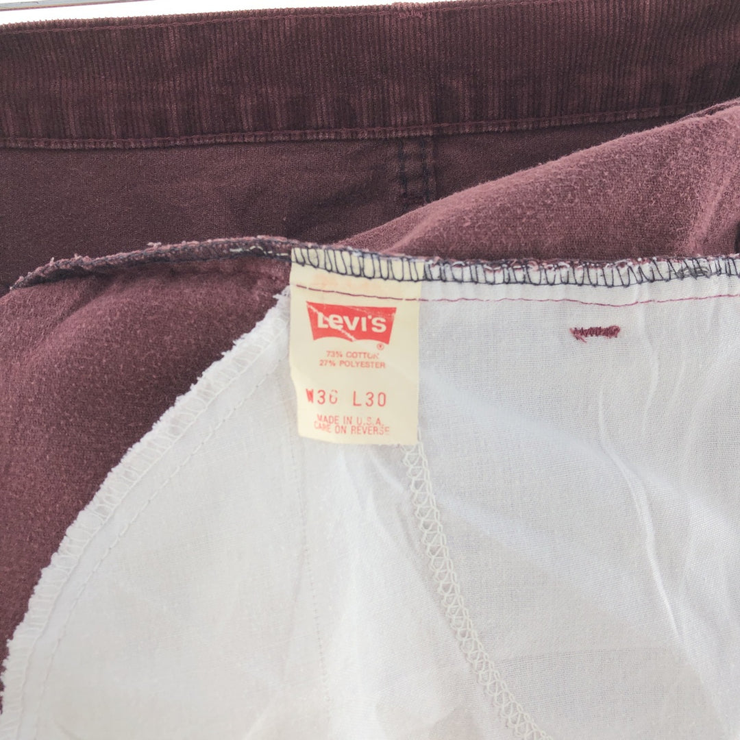 90'S Levi's 519-1583 Corduroy Pants Made in USA Men's W36 Vintage /eaa390640