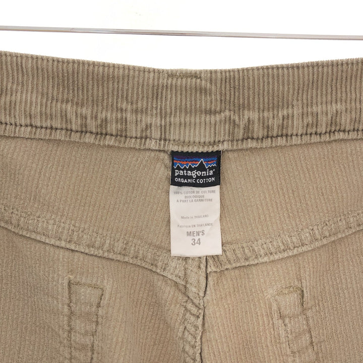 00'S Patagonia ORGANIC COTTON 55125F8 Corduroy Pants for Men, Size W35 / eaa390659