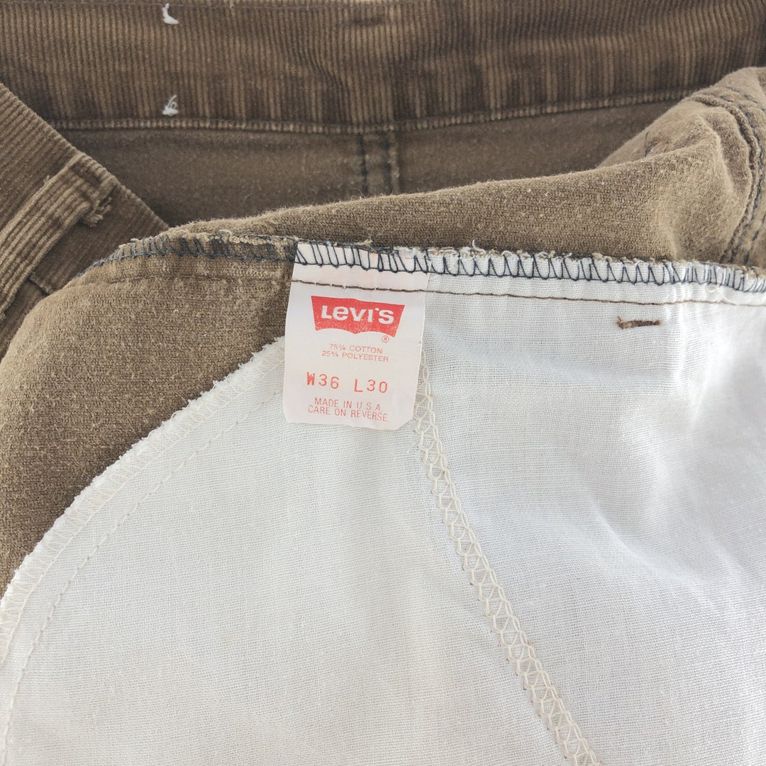 90'S Levi's 00519-1529 Corduroy Pants Made in USA Men's W36 Vintage /eaa390663