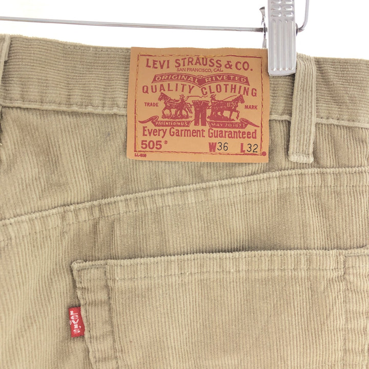 00'S Levi's 505 REGULAR FIT STRAIGHT LEG Corduroy Pants Men's W35 equivalent / eaa390701