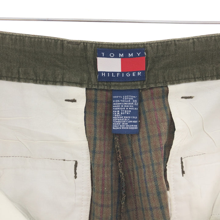 90'S Tommy Hilfiger Check Pattern Two-pleat Cotton Pants Men's W30 Vintage / eaa390736