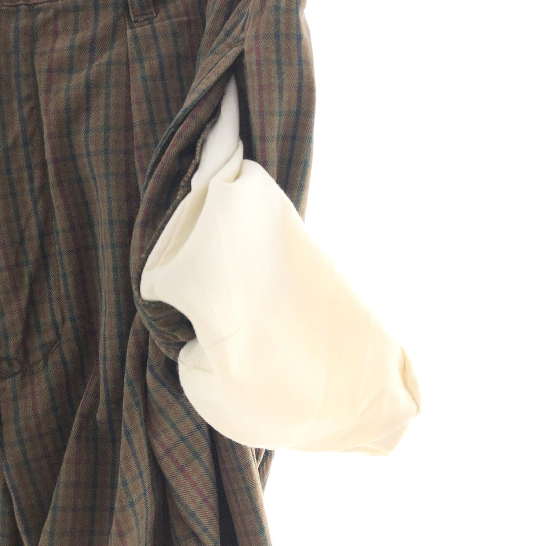 90'S Tommy Hilfiger Check Pattern Two-pleat Cotton Pants Men's W30 Vintage / eaa390736