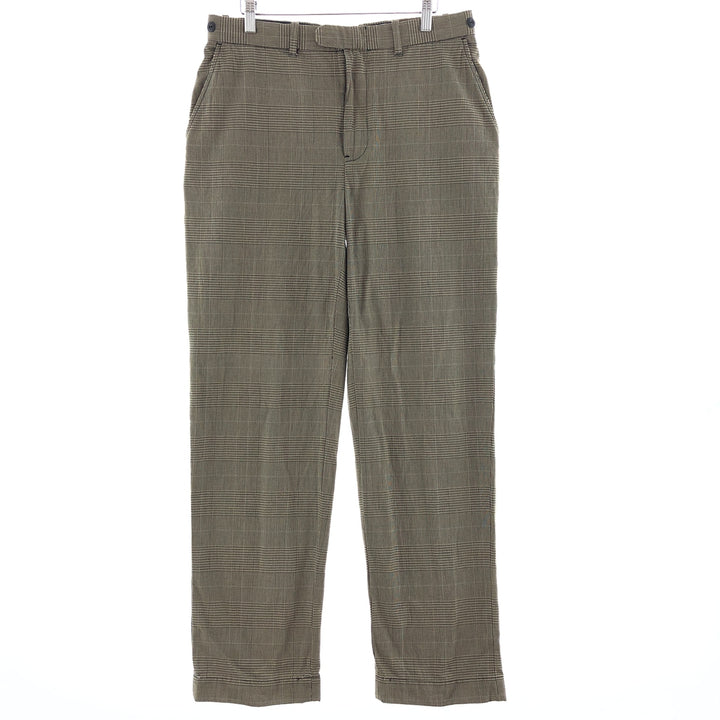 Ralph Lauren POLO by Ralph Lauren Houndstooth Pattern Cotton Slacks Pants Men's W33 / eaa390777