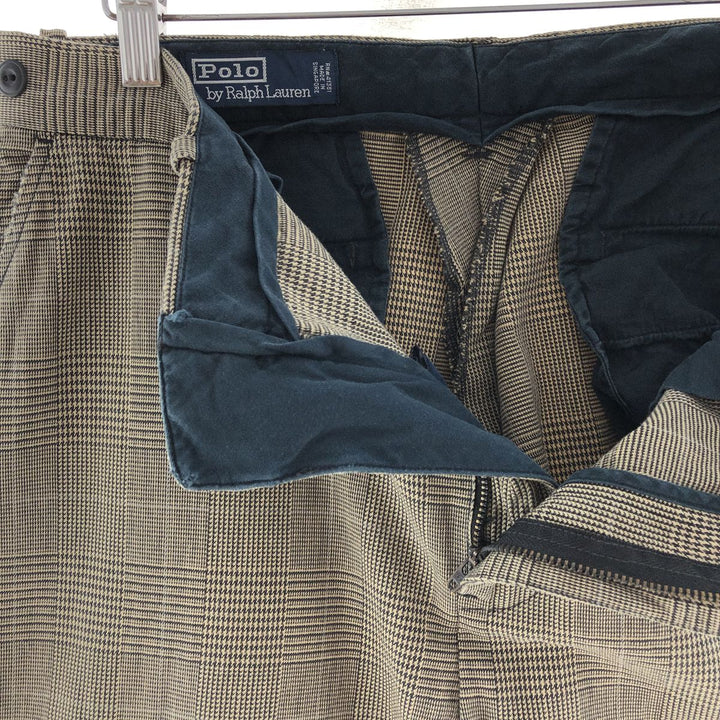Ralph Lauren POLO by Ralph Lauren Houndstooth Pattern Cotton Slacks Pants Men's W33 / eaa390777